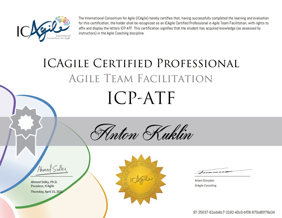 Agile Team Facilitation